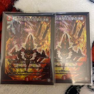 瞬閃と疾駆と双撃の決断