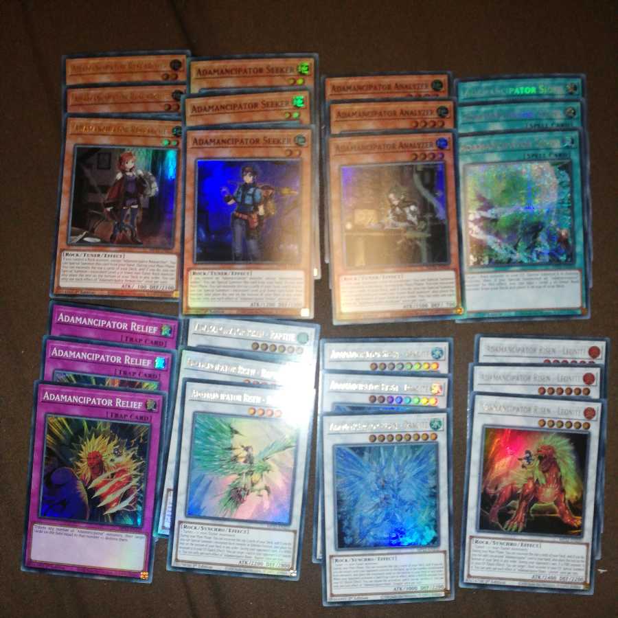 アダマシア　EU　デッキパーツ　各3枚