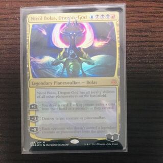 MTG FOIL nicol bolas, dragon-god war 英 1枚