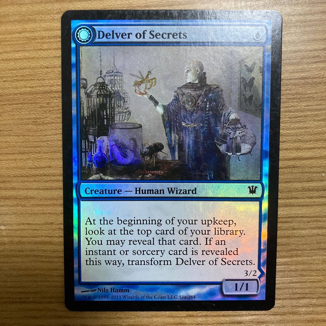Delver of Secrets English foil