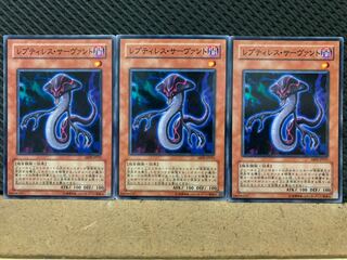 【ぽぽたん】遊戯王 8465 レプティレス・サーヴァント 3枚 ノーマル