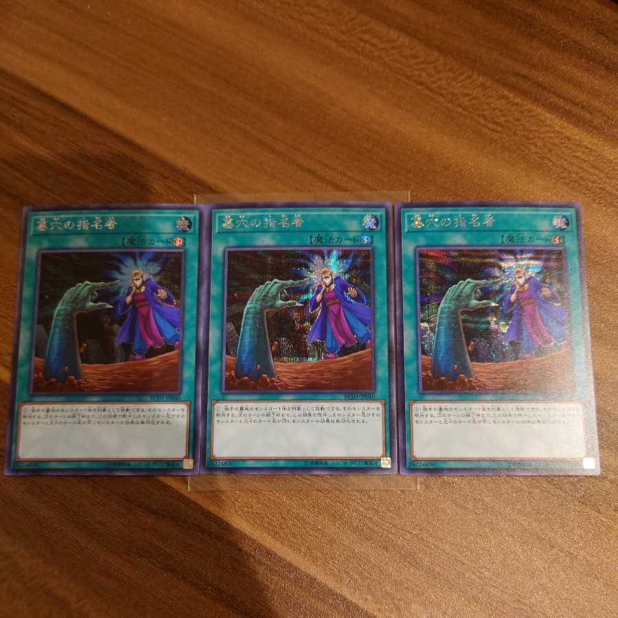 墓穴の指名者 シークレットレア2枚ルネカさん