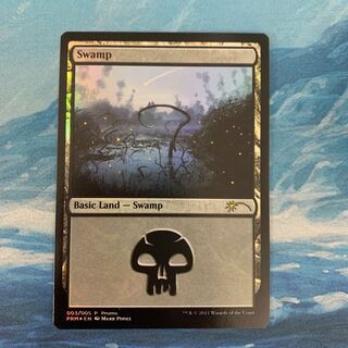 MTG foil Swamp