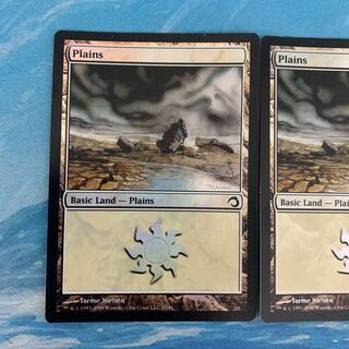 MTG foil 2枚 平地