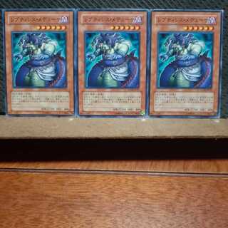 【ぽぽたん】遊戯王  443　レプティレス・メデューサ　3枚セット　ノーマル