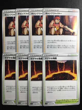 Pokémon Cards Magma Falls Camp Moltres 4 cards each