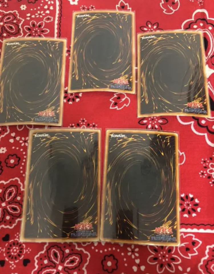 Early Yu-Gi-Oh! Sealed Exodia Set without Silver