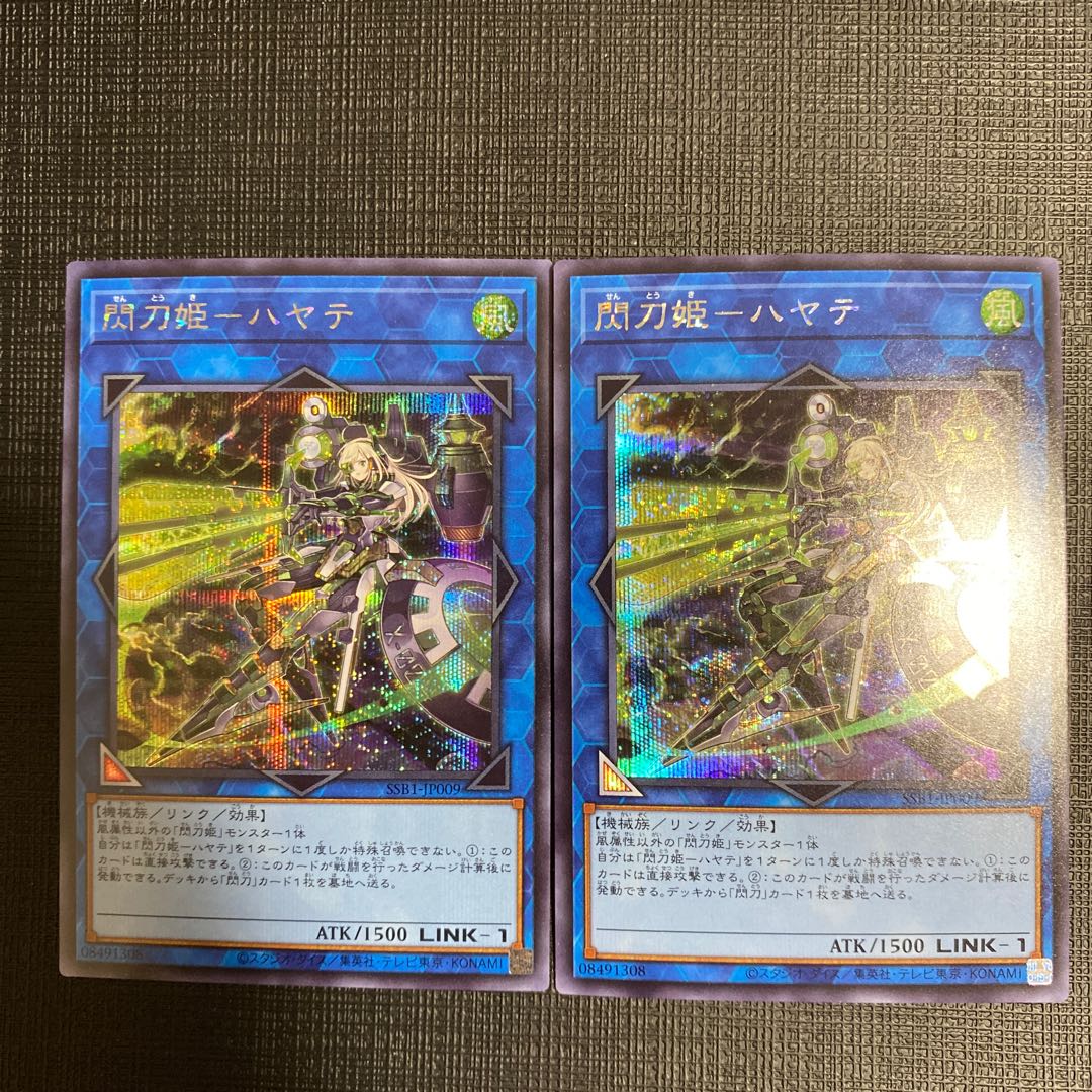 Sentohime-Hayate Secret Rare: Two Sheets