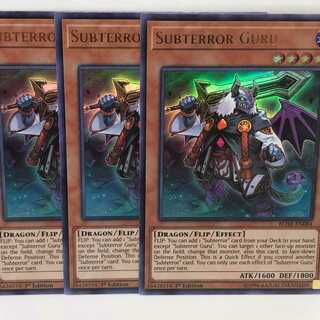 Yu-Gi-Oh English Subterror Guru 1st 3pcs BLHR Ultra Urn