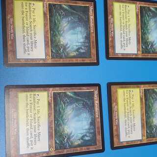 MTG Misty Rainforest Old Frame Set of 3 Exclusive