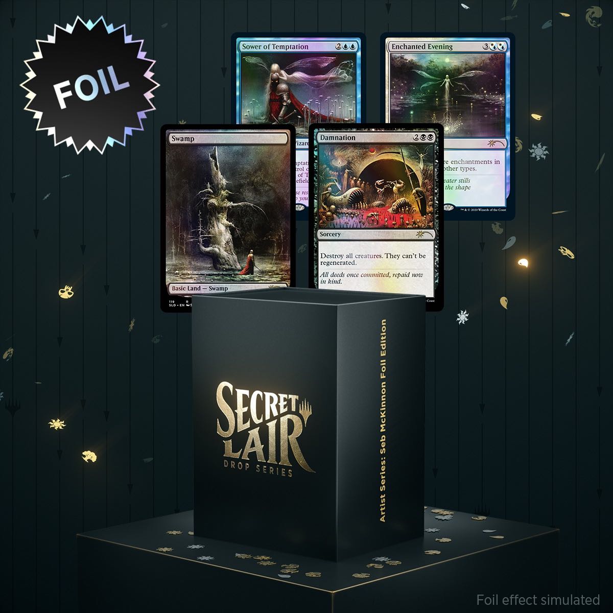 MTG Secret Lair Seb McKinnon FOIL