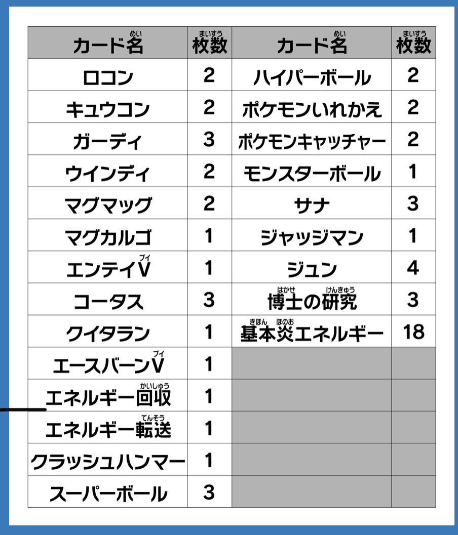 Deck 100 No.72 Except Entei