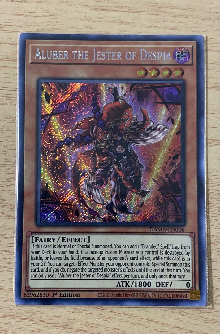 Aluber the Jester of Despia Secret Rare North American Version