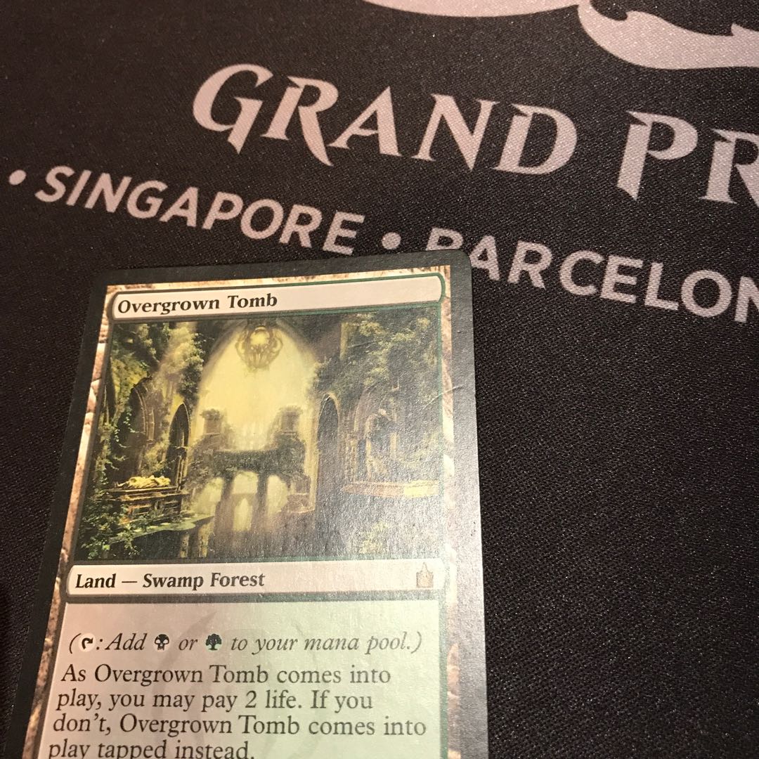 MtG 草むした墓　凹みあり　英語