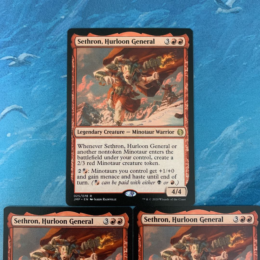 MTG 3 copies Sethron, Hurloon General
