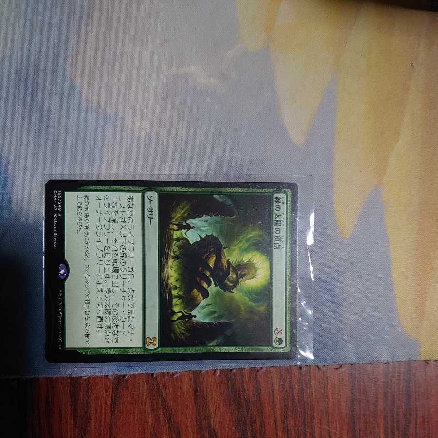 緑の太陽の頂点(日)