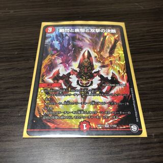 瞬閃と疾駆と双撃の決断