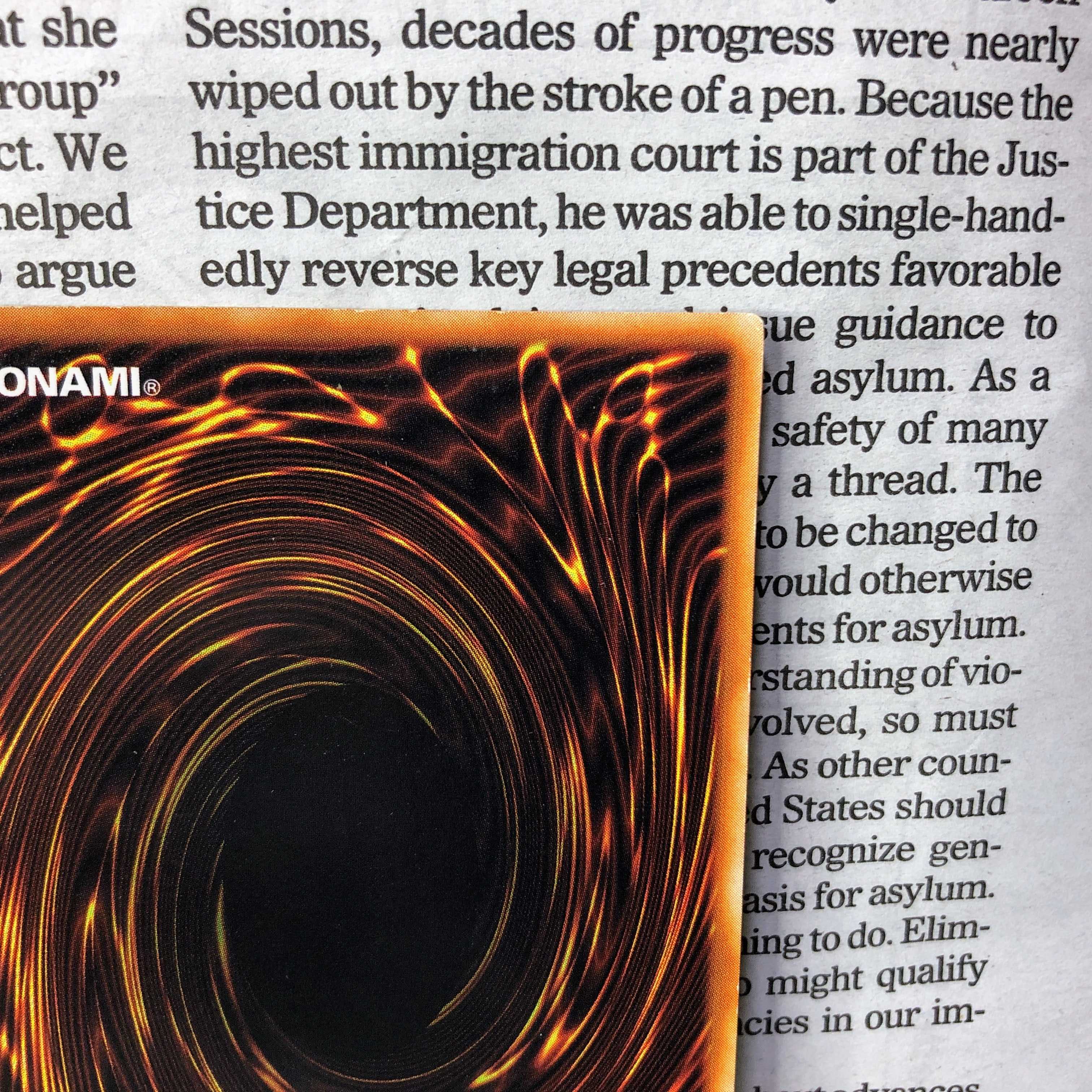 YU01 Harpie's Feather Duster Early Ultra Rare