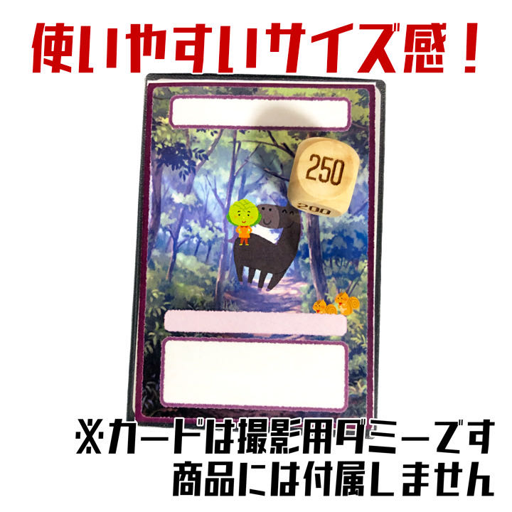 Wooden Hand Rosa Doda Mecan Dice for Pokéca, Set of 12