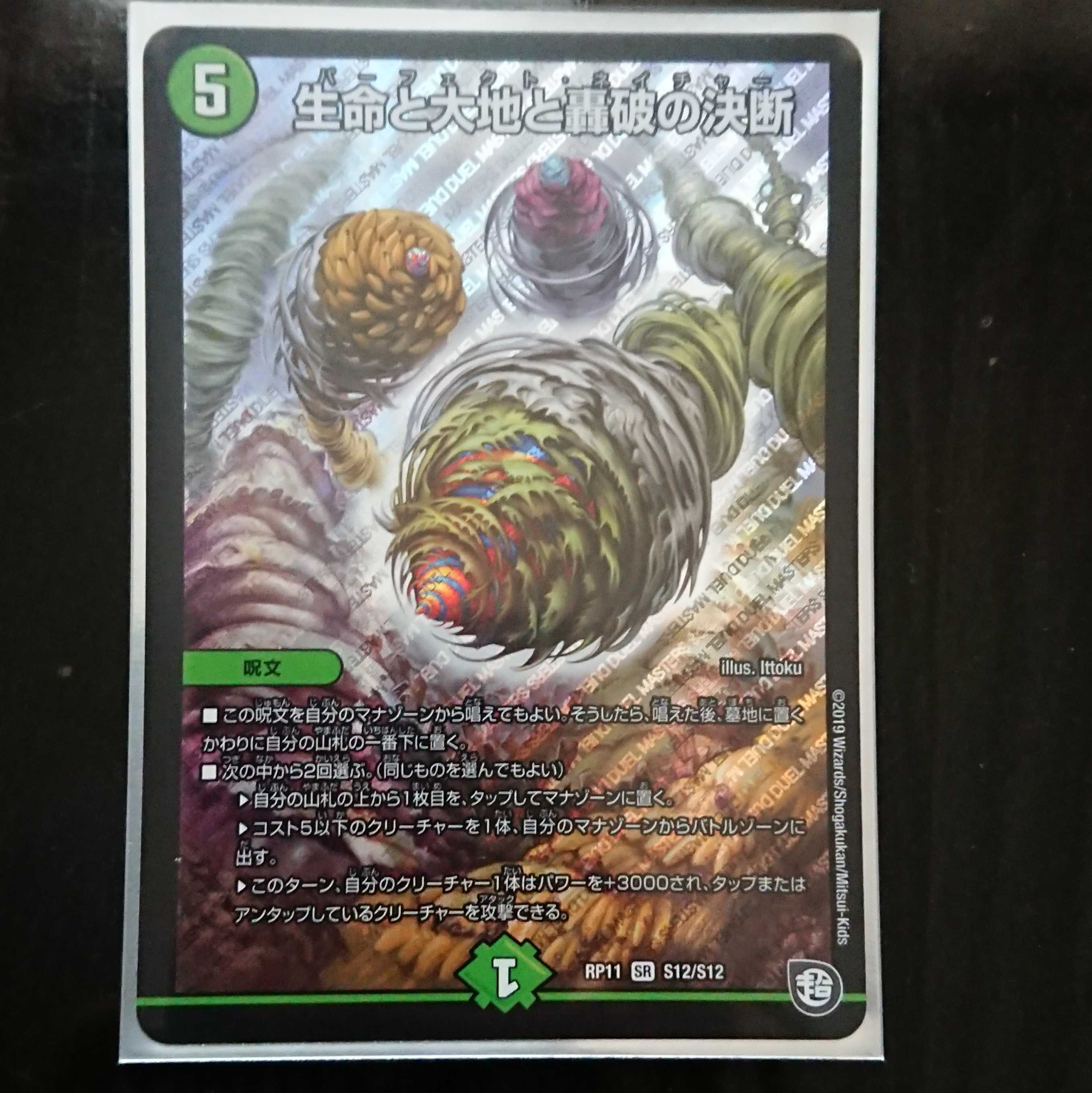 デュエマ DMRP-11 生命と大地と轟破の決断 SR 1枚
