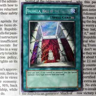 YU01 Residence of God - Val Hala Secret Rare English
