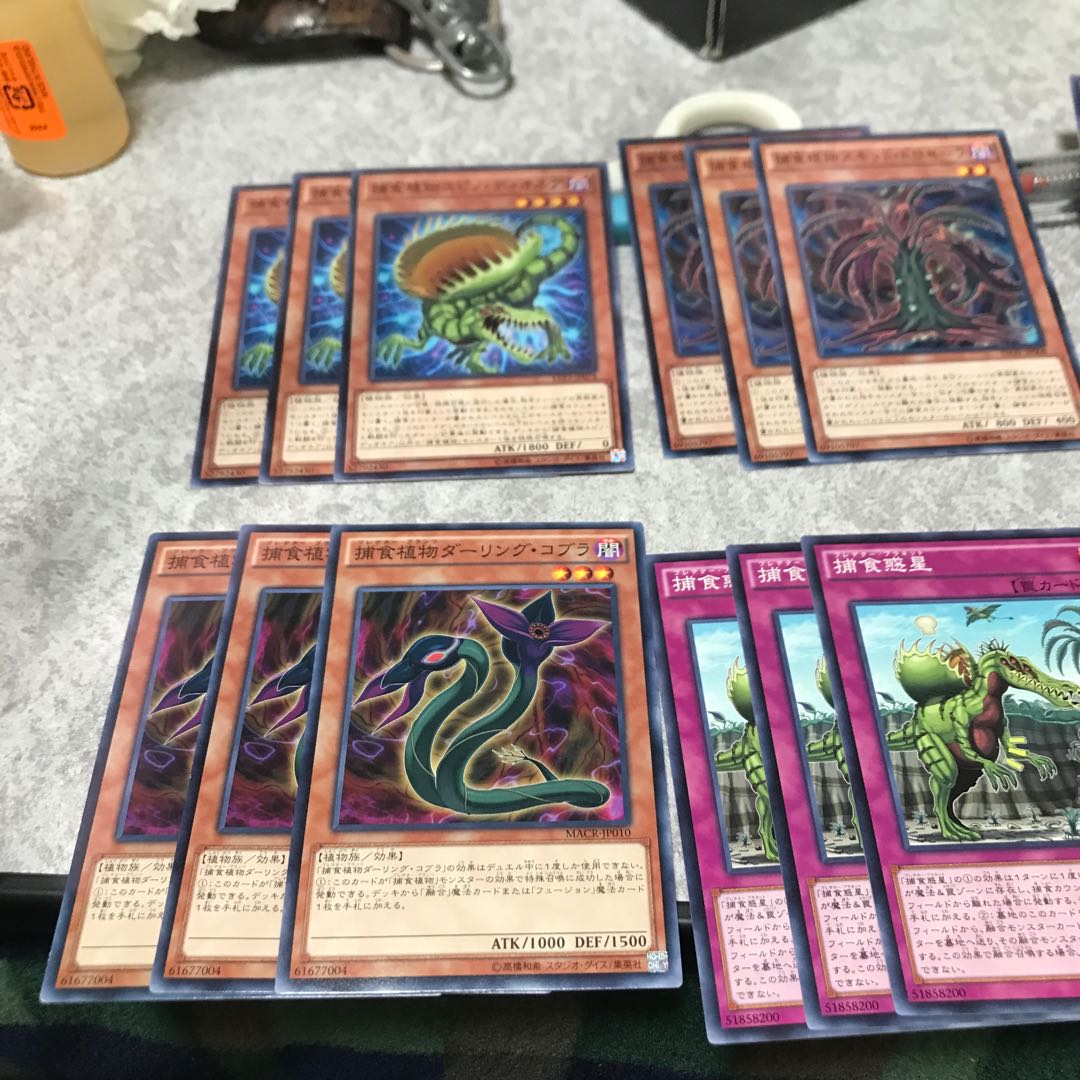 Set of 3 Prey Upon plant parts of 6 types