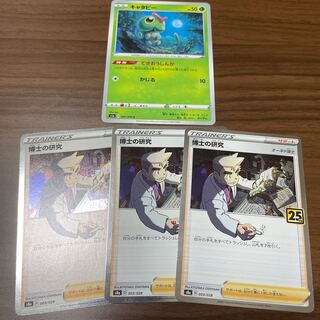 キャタピー　てきおうしんか　博士の研究オオキド3枚　セット