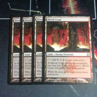 血の墓所　４枚　英語