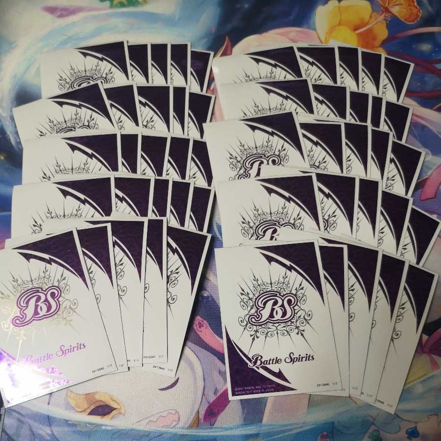 バトルスピリッツ 白紫 スリーブ 1枚