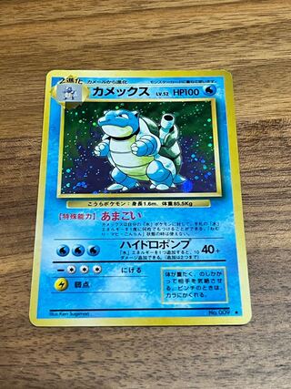 Blastoise old back