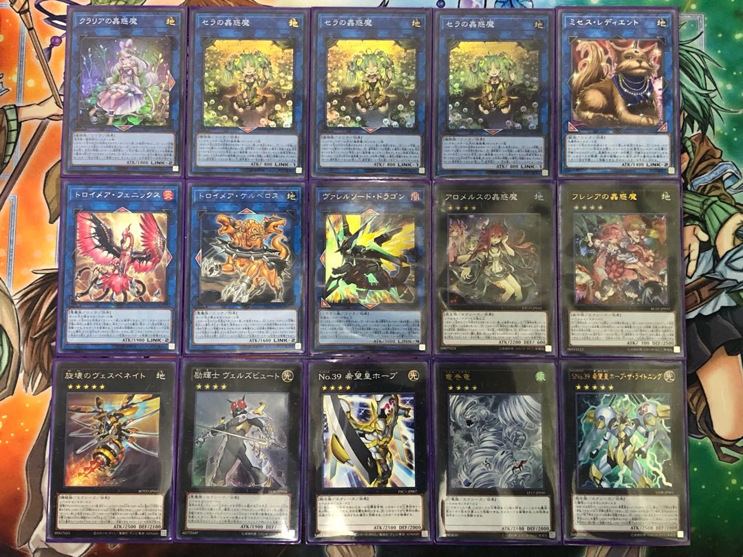 Yu-Gi-Oh! Mushigi Demon Deck, 41 sheets of RosaN, 15 sheets of EX