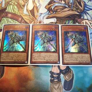 特価!書籍付録 竜魔導の守護者３枚 UR