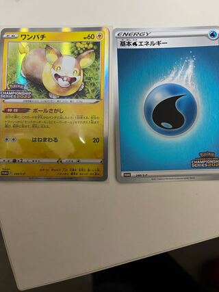 Pokemon Card Yamper WaterEnergy Promo