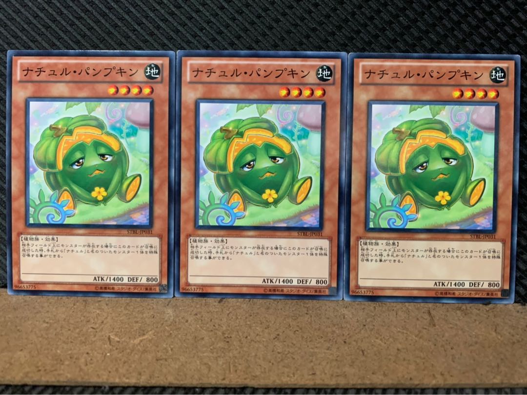 【ぽぽたん】遊戯王 8316 ナチュル・パンプキン 3枚 ノーマル