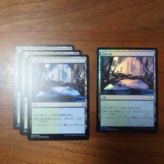MTG/Thornwood Falls/foil1 sheet/normal3 sheets/Tarkir Haotan/Japanese/4 sheets