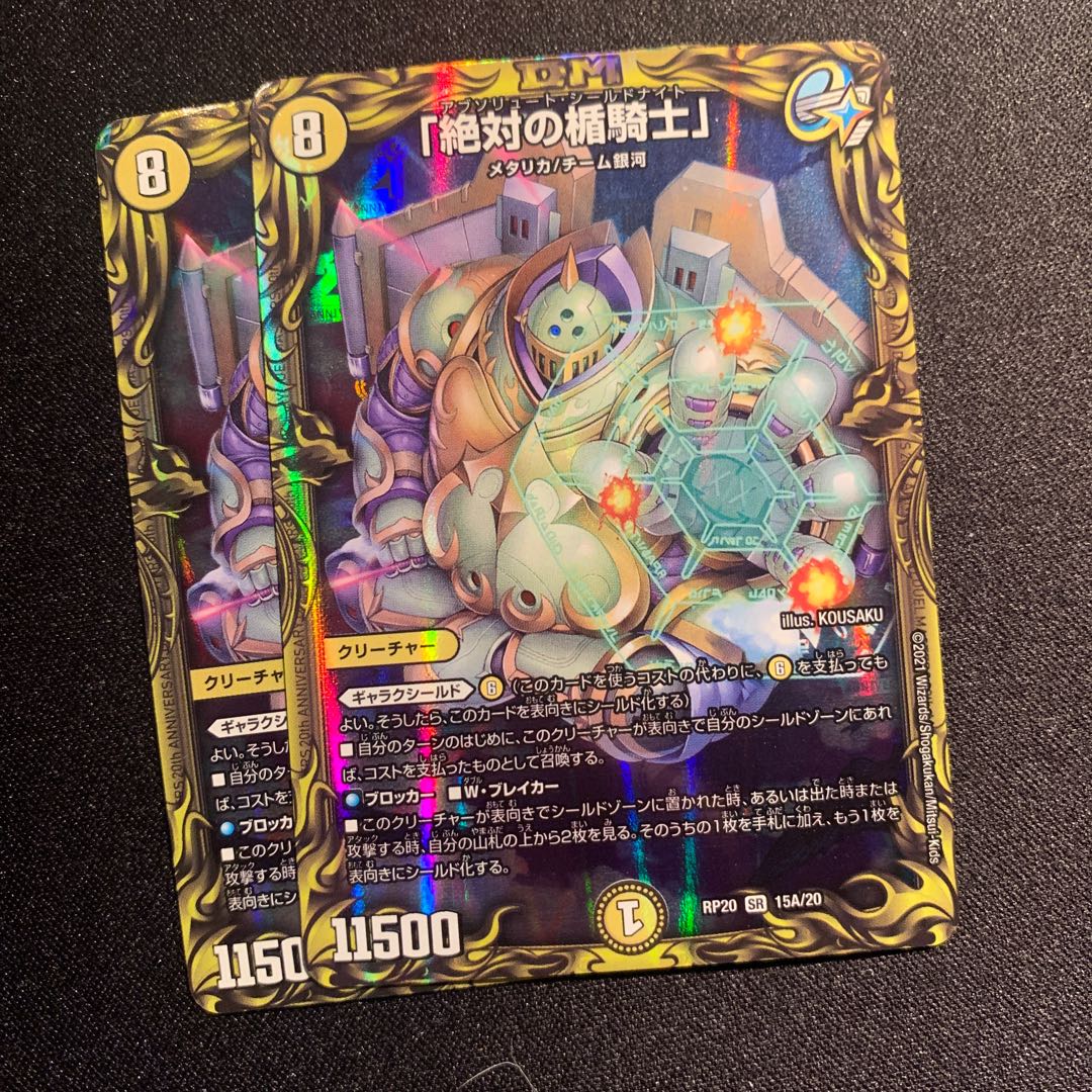 Absolute shield knight" (20th rare specification) 2 piece set