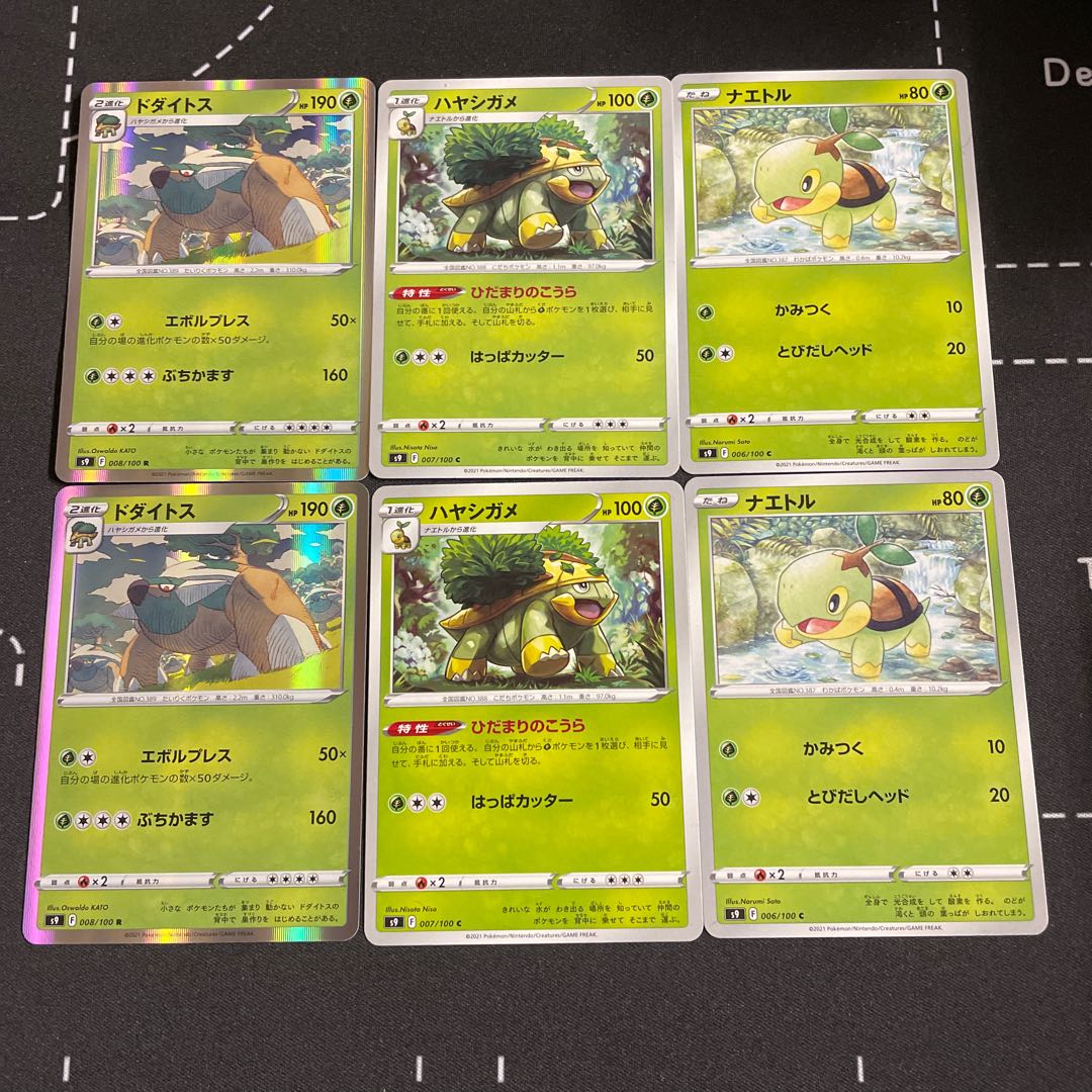 Two Torterra evolution lines, two sets in stock.