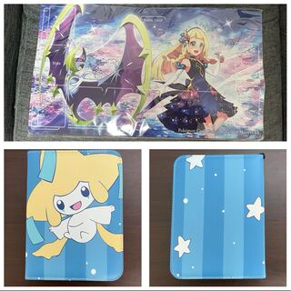 2-Piece Set: Pokémon Lier Playmat & Jirachi Card File 1枚