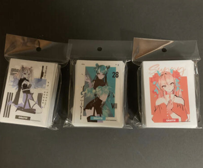 GRATS! Sleeves, 64 each, set of three, new, unopened.