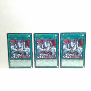 青き眼の逆鱗 3枚セット 遊戯王 無言可 レア ノーマル 3枚