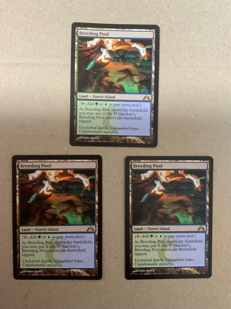 Breeding Pool [GTC] English Set of 3 [Ships within 48 hours].