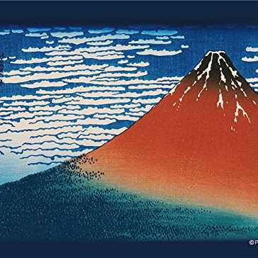 【送料無料】【新品】葛飾北斎 「富嶽三十六景・凱風快晴」 リバイバル