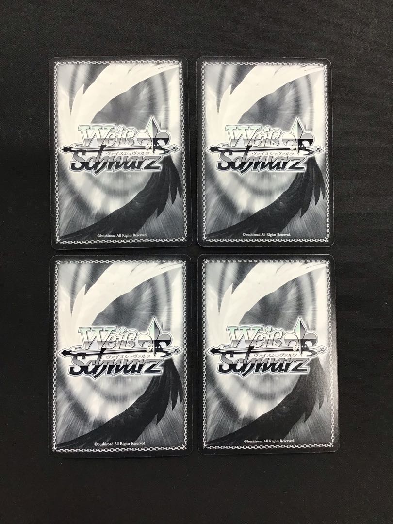 ヴァイスシュヴァルツ アサルトリリィ 凛々しく咲く夢結 RR4枚セット