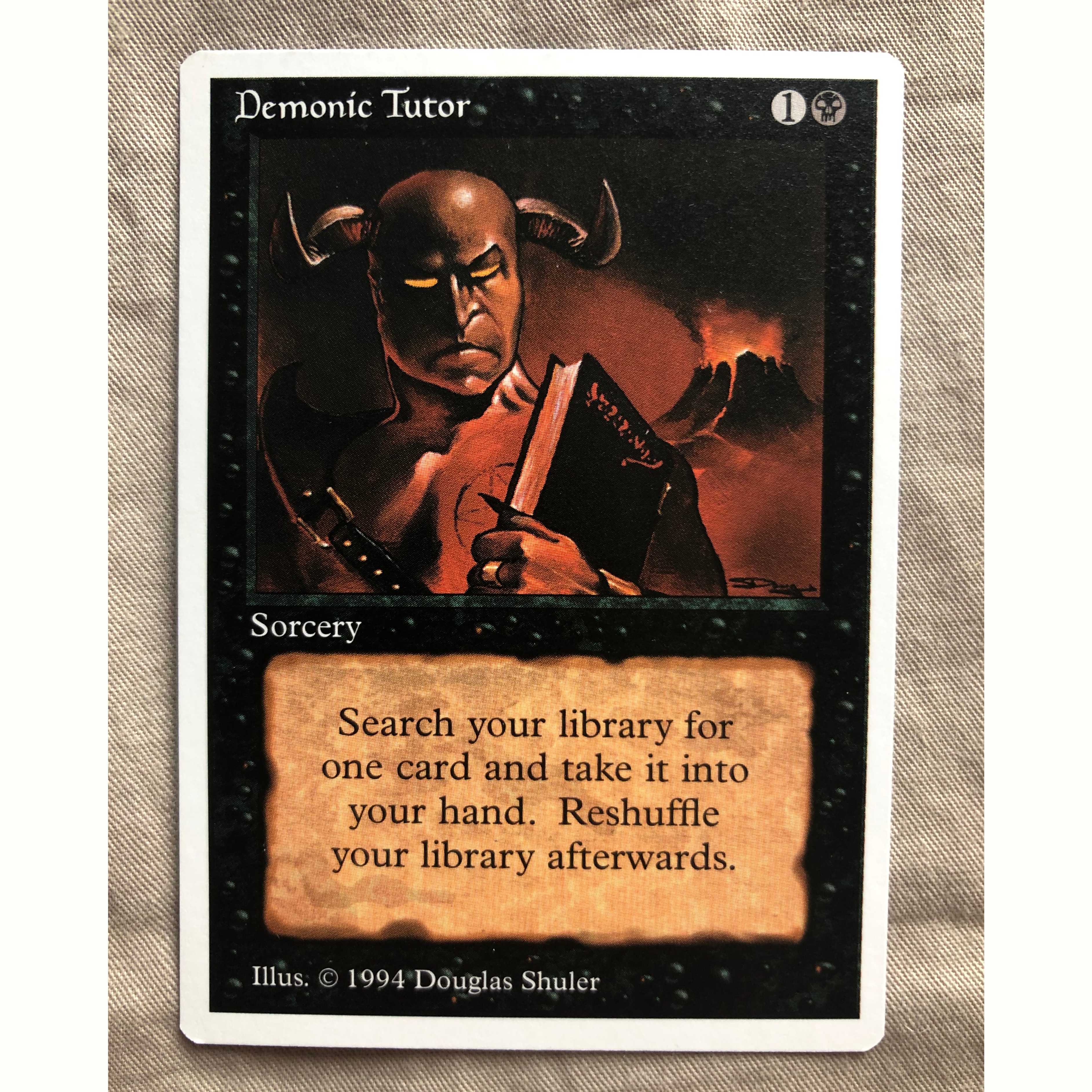 最終的な値下げ サマーマジック  Demonic Tutor NM