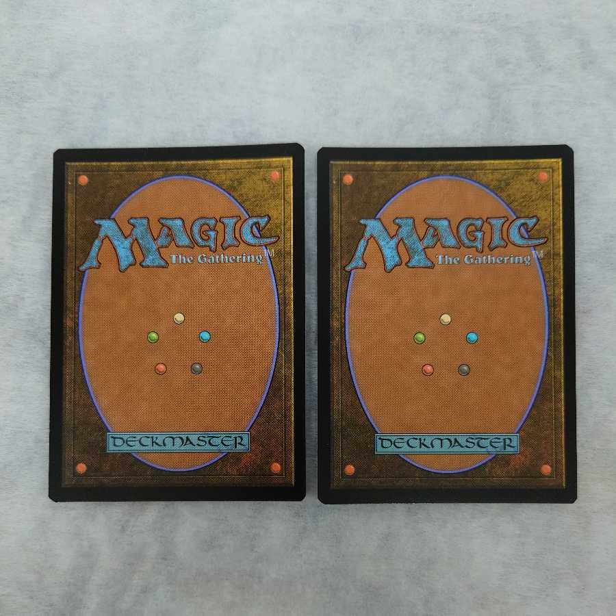 MTG Dig Through Time English version foil Old frame promo set of 2 cards