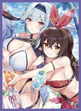 「原神」エウルア＆アンバー スリーブ 新品未使用品