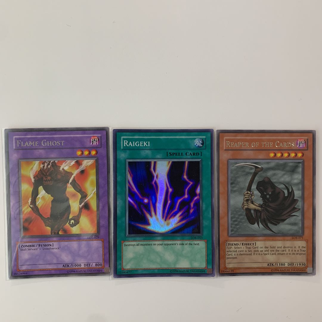 3 English Raigeki, etc. sold together