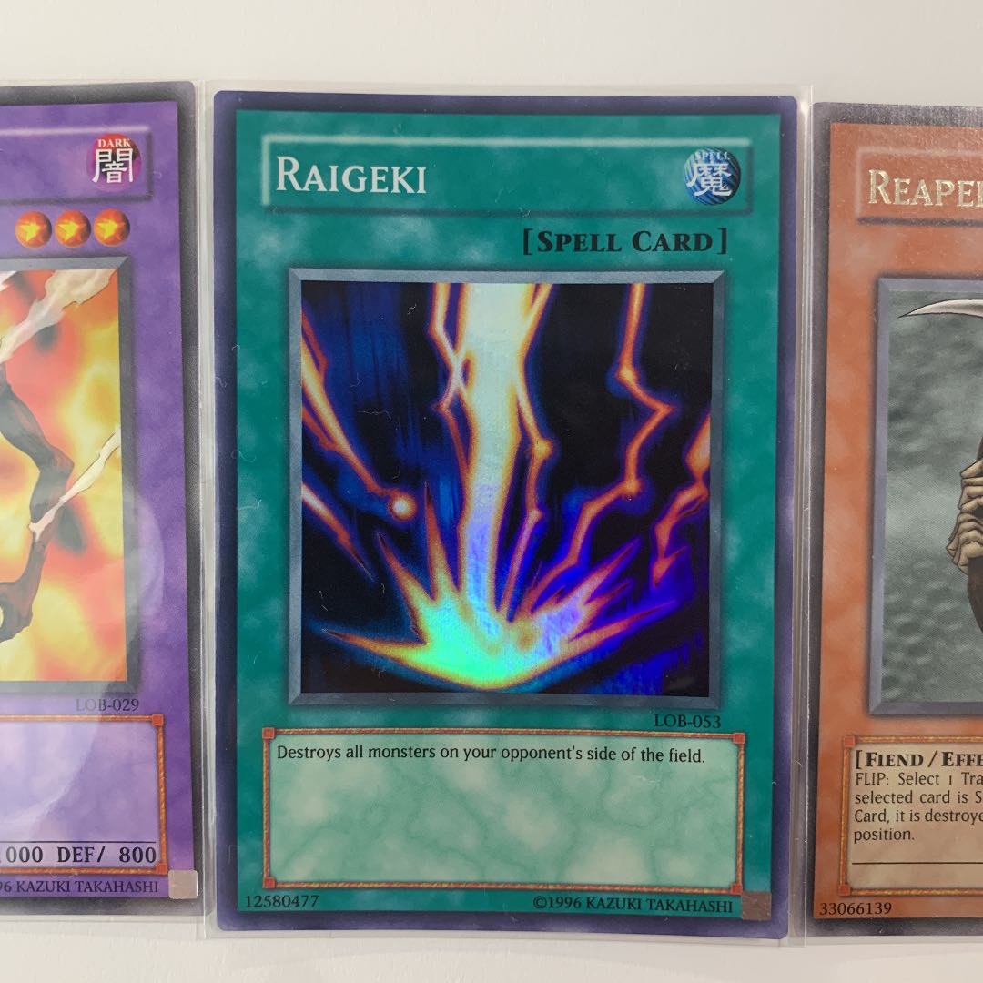 3 English Raigeki, etc. sold together