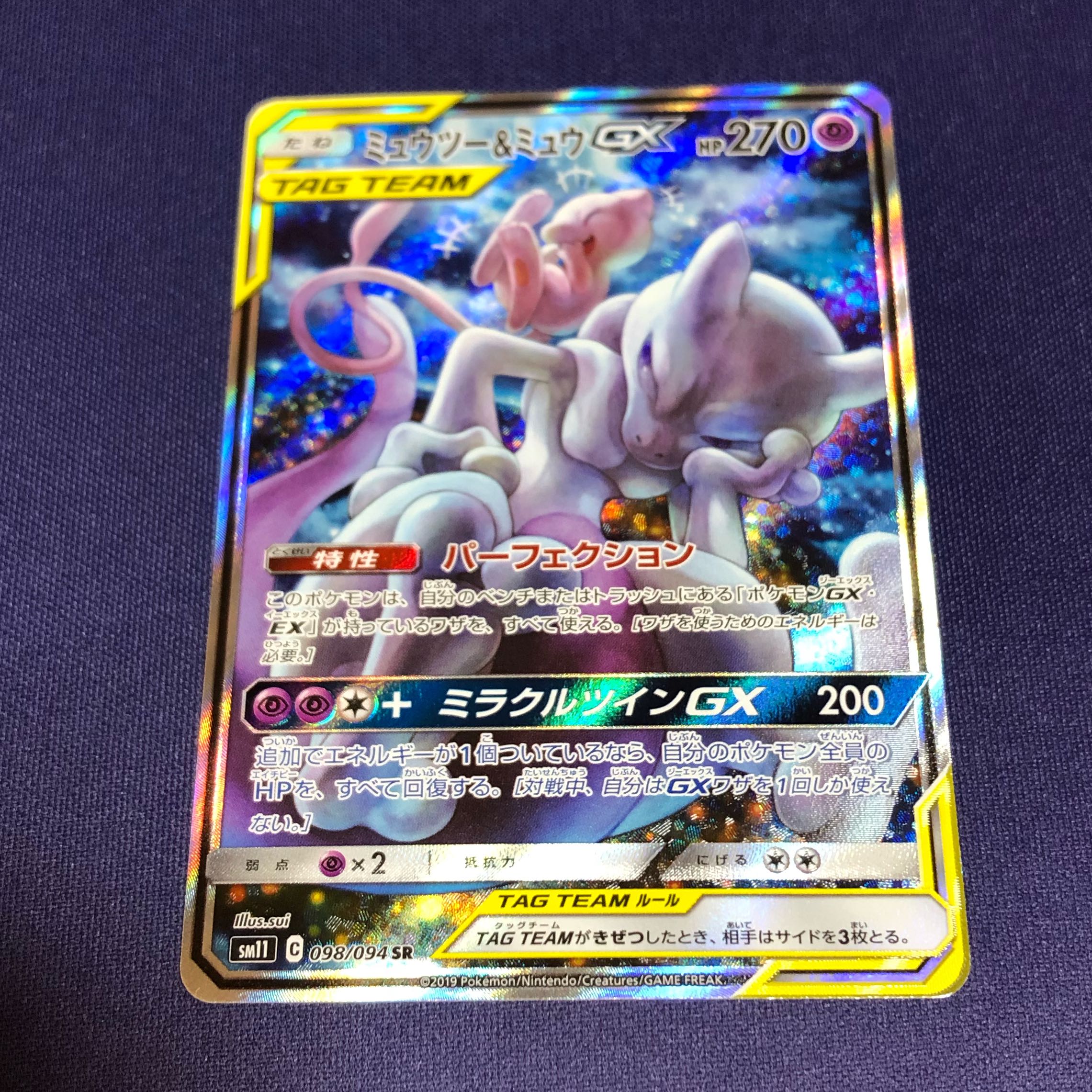 Mewtwo & MewGX SR SA Special Art