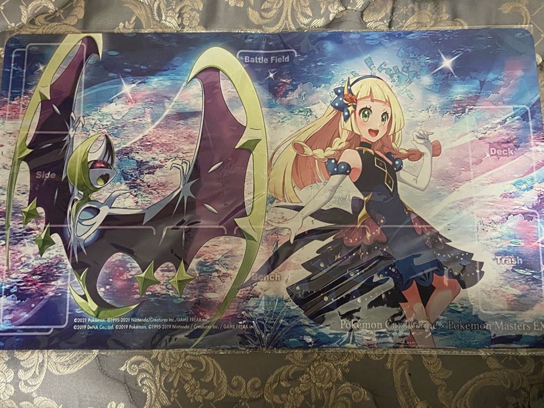 海外Regional 限定 プレイマット リーリエ ピッピ 状態A】ポケモンカードゲーム ラバープレイマット 海外版